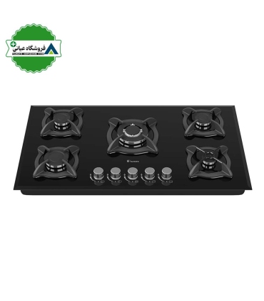 اجاق گاز 5شعله شيشه 52*92 داتيس مدل DG531