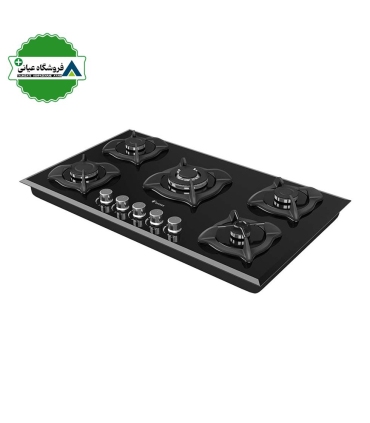 اجاق گاز 5شعله شيشه 52*92 داتيس مدل DG531
