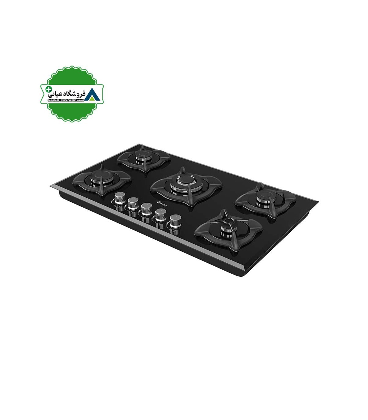 اجاق گاز 5شعله شيشه 52*92 داتيس مدل DG531
