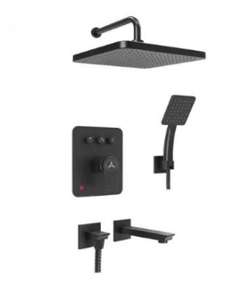 متعلقات شير حمام توكار قهرمان مدل كارملا مشكي مات