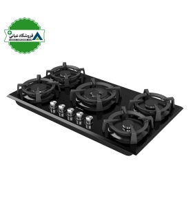 اجاق گاز 5شعله شيشه 52*92 داتيس مدل DG561