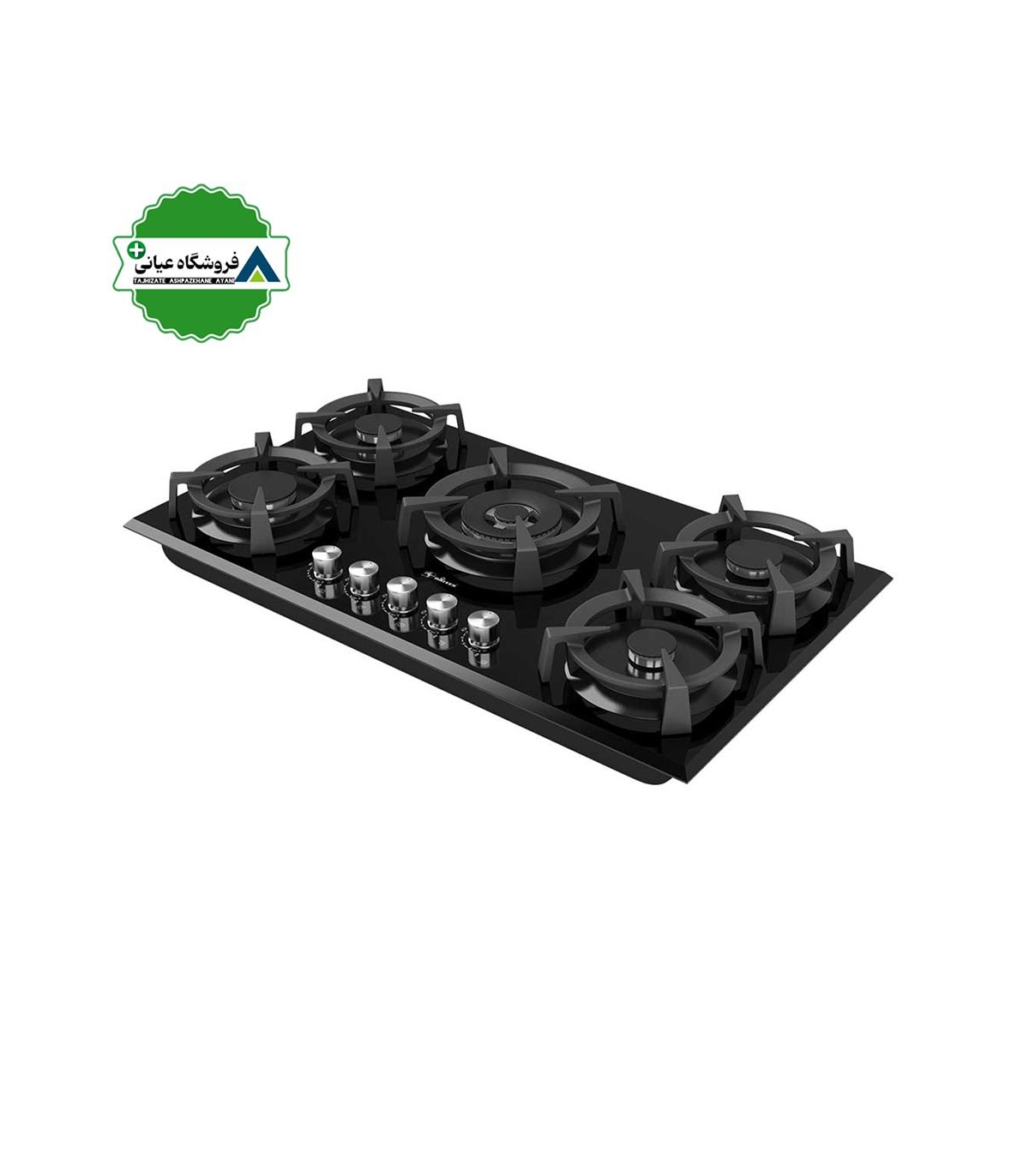 اجاق گاز 5شعله شيشه 52*92 داتيس مدل DG561