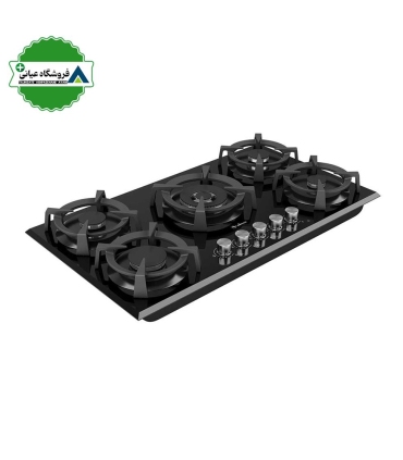 اجاق گاز 5شعله شيشه 52*92 داتيس مدل DG561