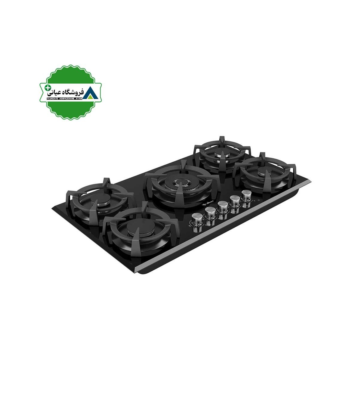 اجاق گاز 5شعله شيشه 52*92 داتيس مدل DG561