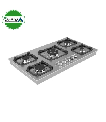 اجاق گاز 5شعله استيل 52*92 داتيس مدل DS513