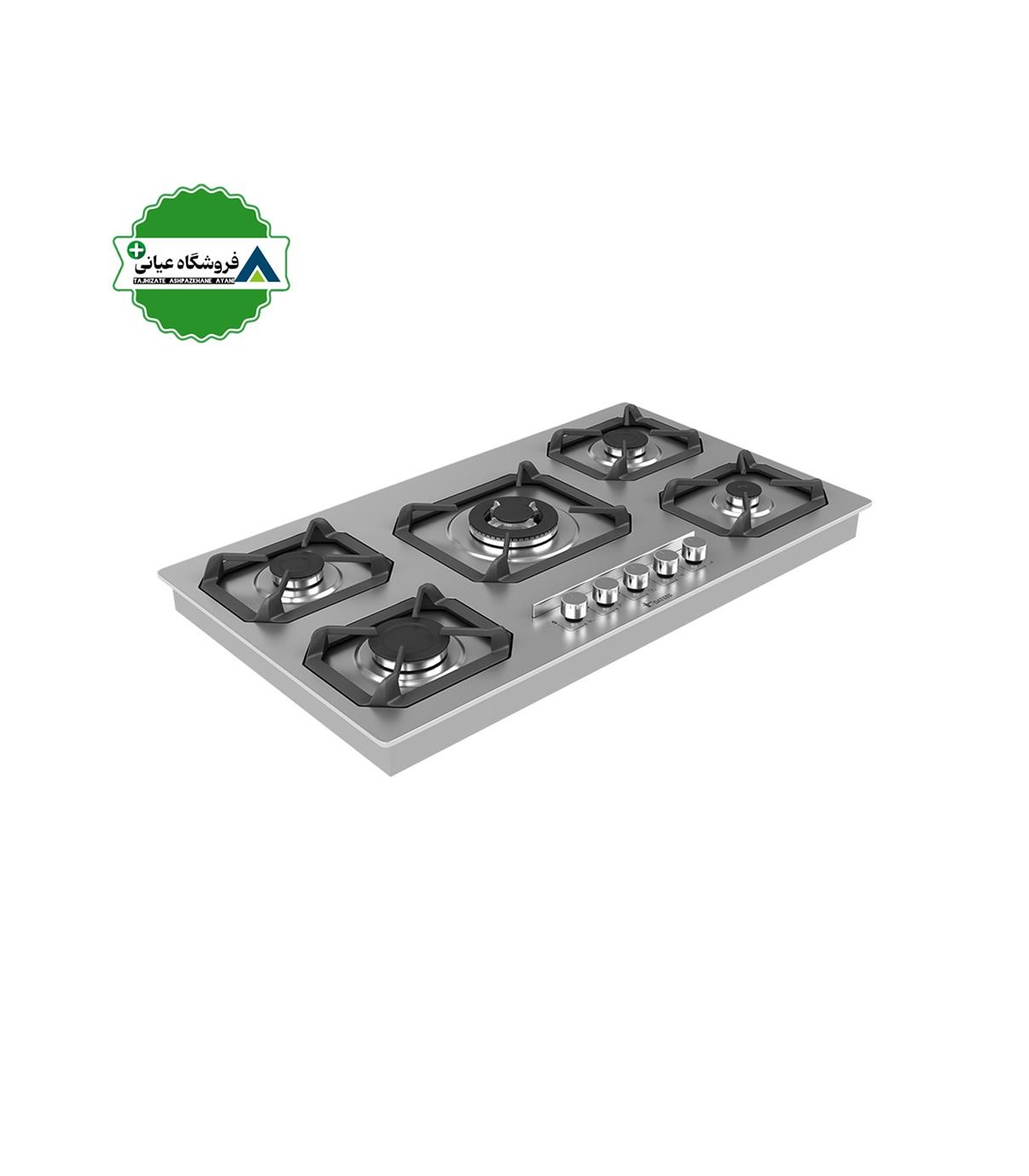 اجاق گاز 5شعله استيل 52*92 داتيس مدل DS513