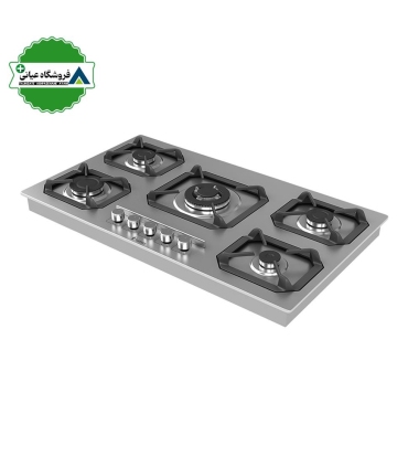 اجاق گاز 5شعله استيل 52*92 داتيس مدل DS513