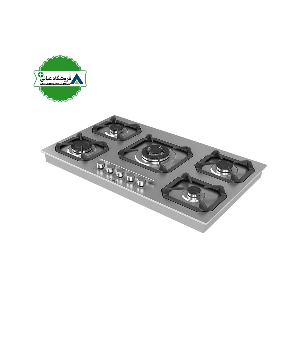 اجاق گاز 5شعله استيل 52*92 داتيس مدل DS513