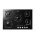 اجاق گاز 5شعله شيشه 50*75 استيل البرز مدل G5703