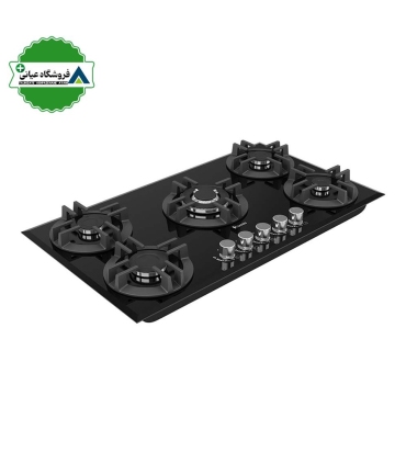 اجاق گاز 5شعله شيشه 52*92 داتيس مدل DG551
