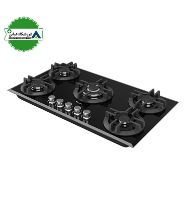 اجاق گاز 5شعله شيشه 52*92 داتيس مدل DG551