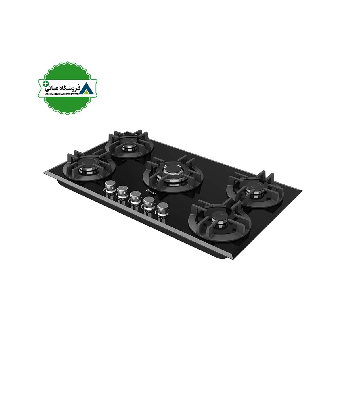 اجاق گاز 5شعله شيشه 52*92 داتيس مدل DG551