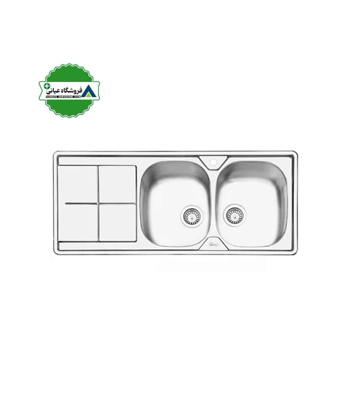 سينك توكار چپ 50*120 ايليا كد 2041