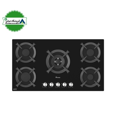 اجاق گاز 5شعله شيشه 52*92 داتيس مدل DG567