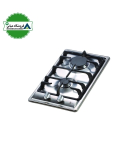 اجاق گاز 2شعله استيل 30*50 اخوان مدل GI26