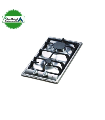 اجاق گاز 2شعله استيل 30*50 اخوان مدل GI26