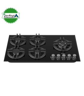 اجاق گاز 5شعله شيشه 52*92 داتيس مدل DG593