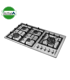 اجاق گاز 5شعله استيل 50*86 اخوان مدل GI135S