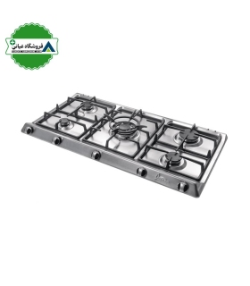 اجاق گاز 5شعله استيل 50*97 اخوان مدل GI104