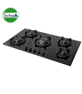 اجاق گاز 5شعله شيشه 51*86 اخوان مدل G24
