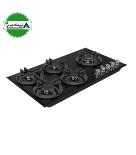 اجاق گاز 5شعله شيشه 52*92 داتيس مدل DG593