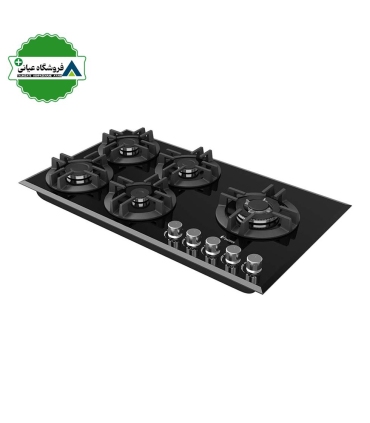 اجاق گاز 5شعله شيشه 52*92 داتيس مدل DG593