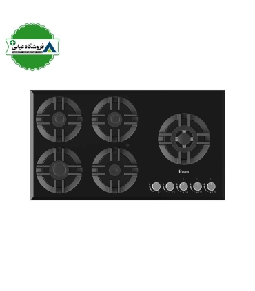 اجاق گاز 5شعله شيشه 52*92 داتيس مدل DG593