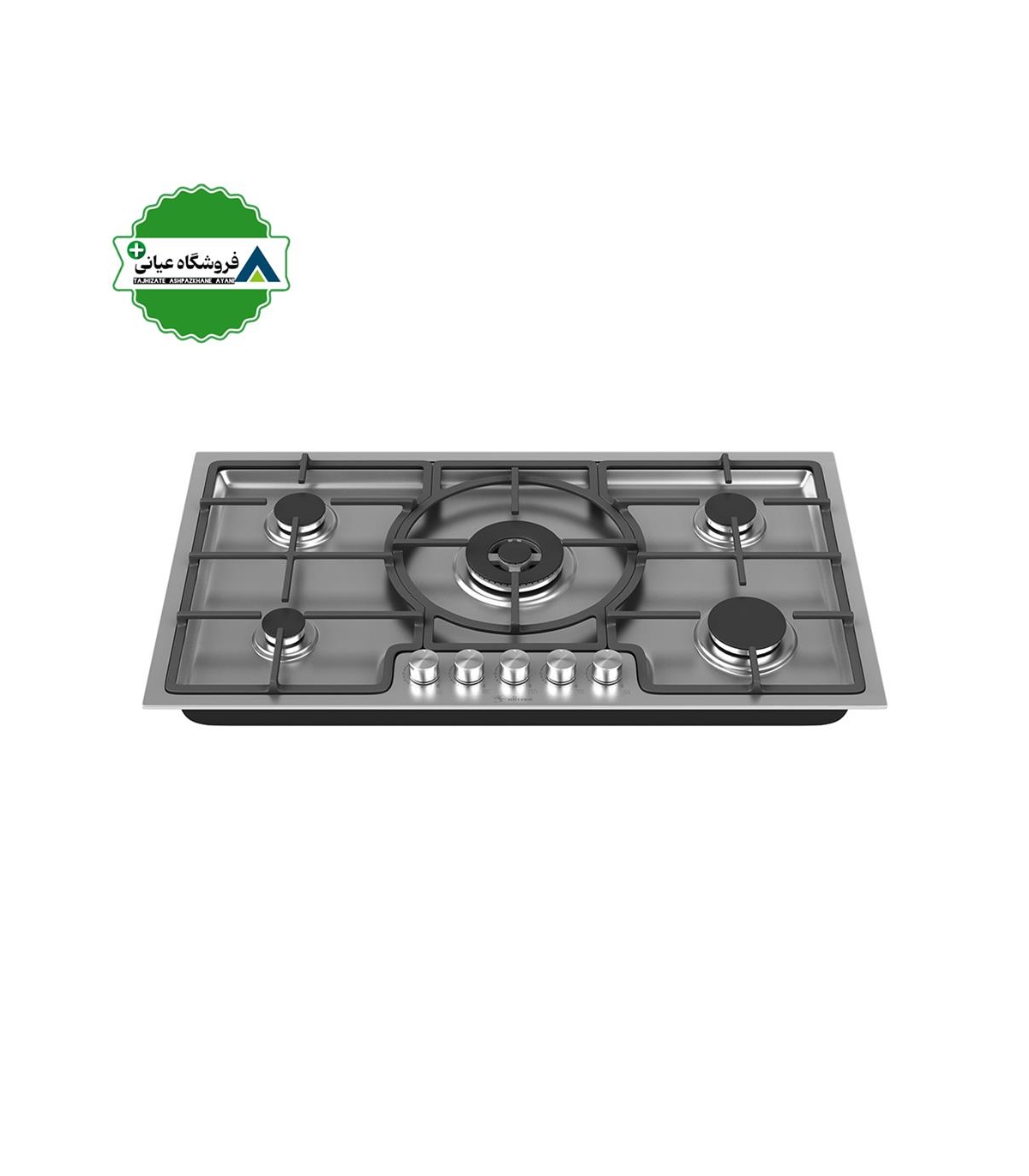اجاق گاز 5شعله استيل 51*89 داتيس مدل DS534