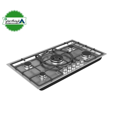 اجاق گاز 5شعله استيل 51*89 داتيس مدل DS534