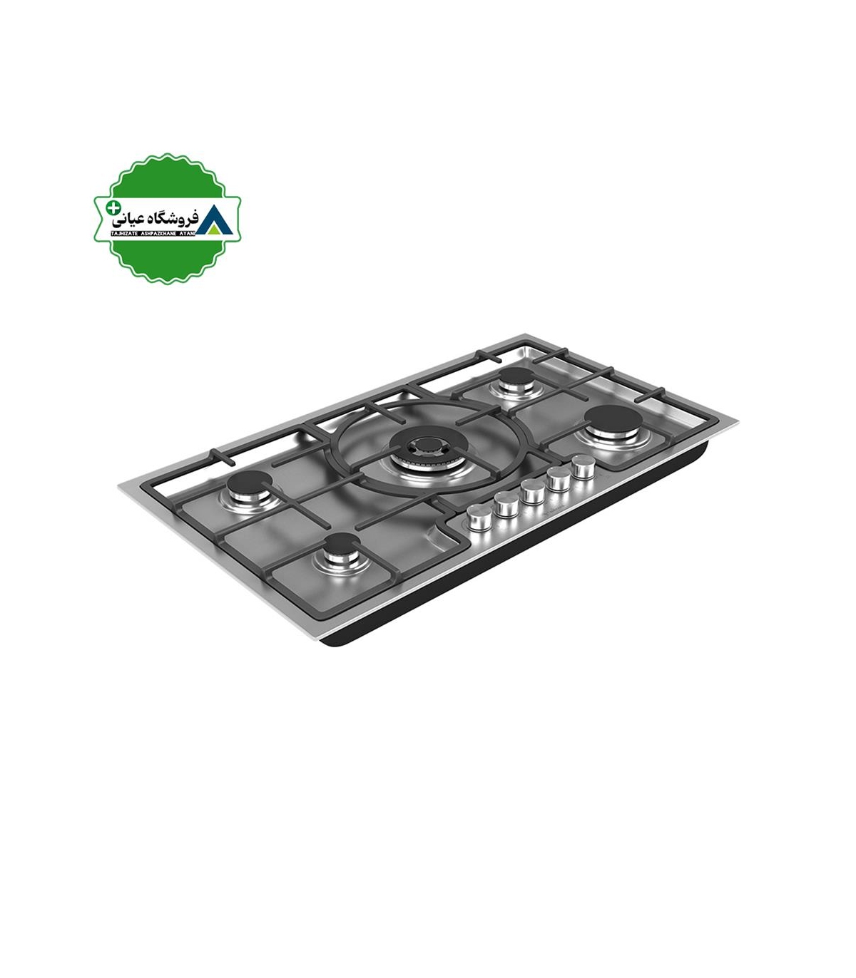 اجاق گاز 5شعله استيل 51*89 داتيس مدل DS534