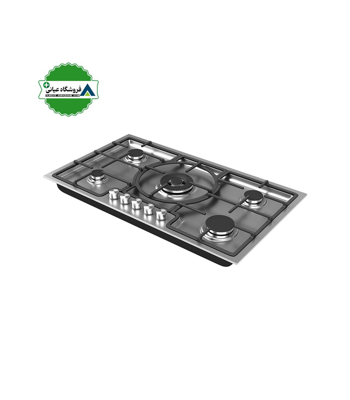اجاق گاز 5شعله استيل 51*89 داتيس مدل DS534