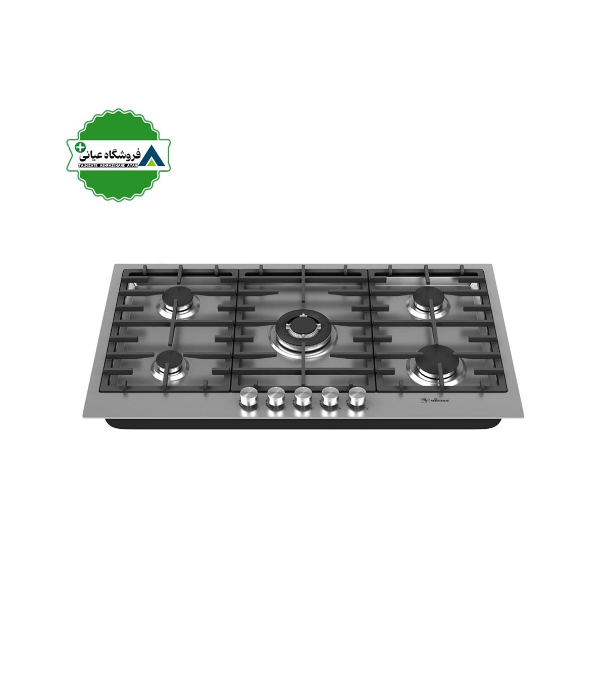 اجاق گاز 5شعله استيل 51*89 داتيس مدل DS524