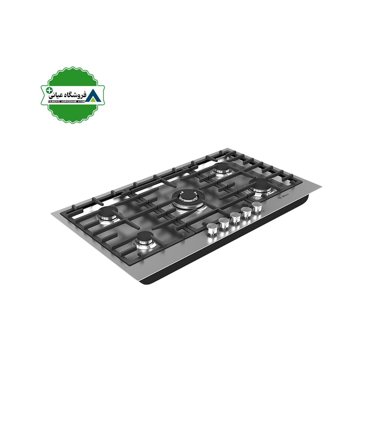 اجاق گاز 5شعله استيل 51*89 داتيس مدل DS524