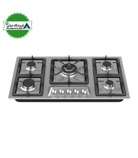 اجاق گاز 5شعله استيل 50*86 داتيس مدل DS514