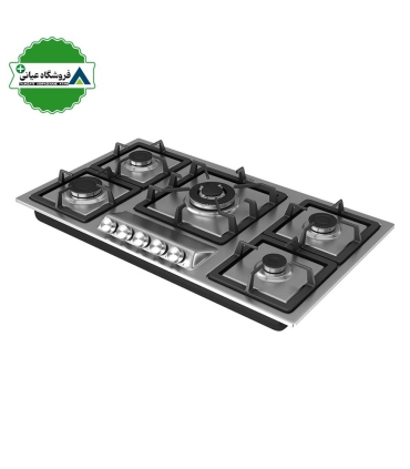 اجاق گاز 5شعله استيل 50*86 داتيس مدل DS514