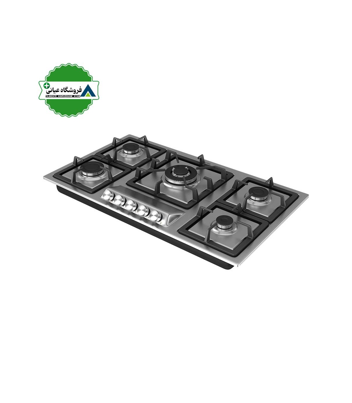 اجاق گاز 5شعله استيل 50*86 داتيس مدل DS514