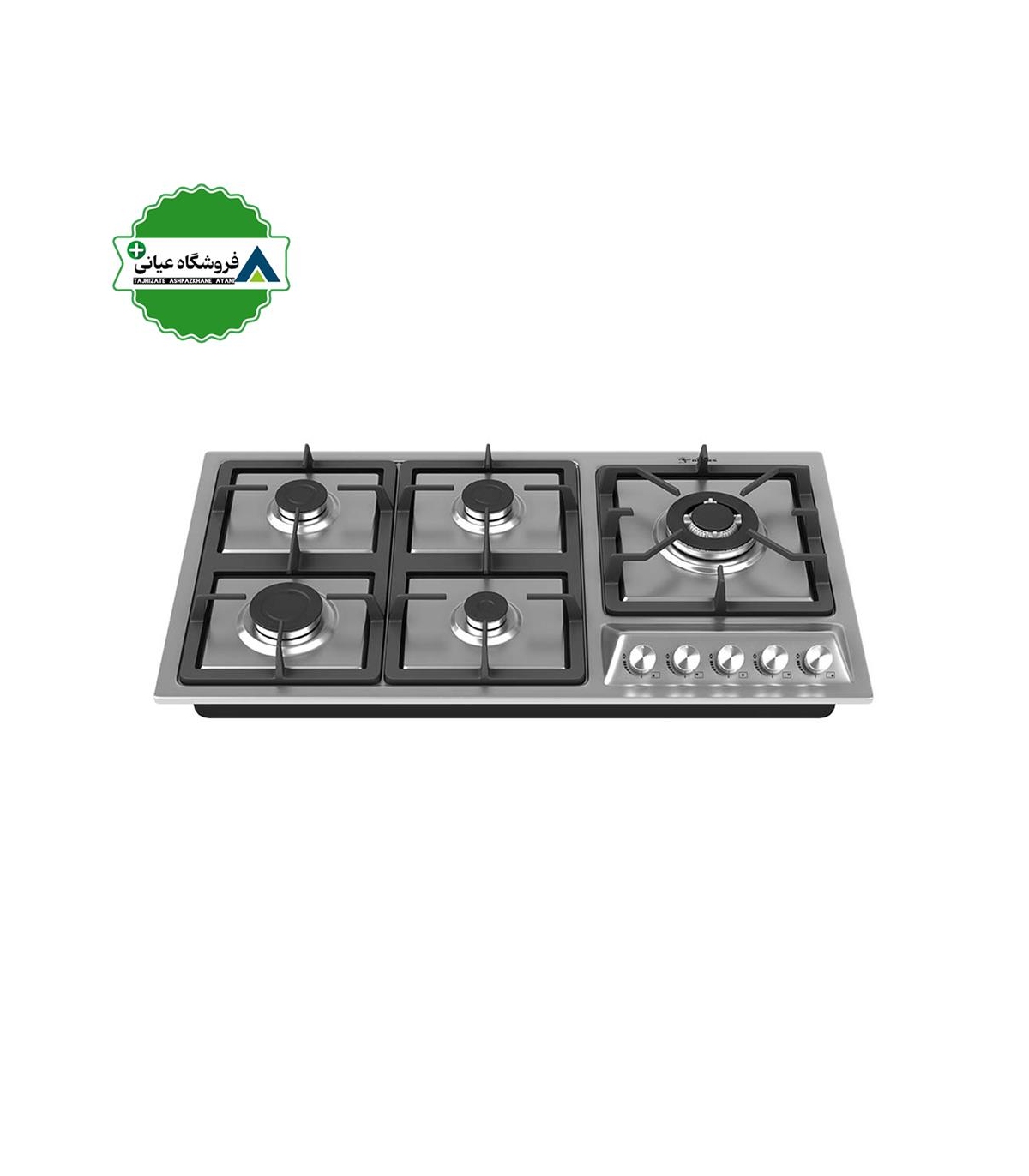 اجاق گاز 5شعله استيل 50*86 داتيس مدل DS515
