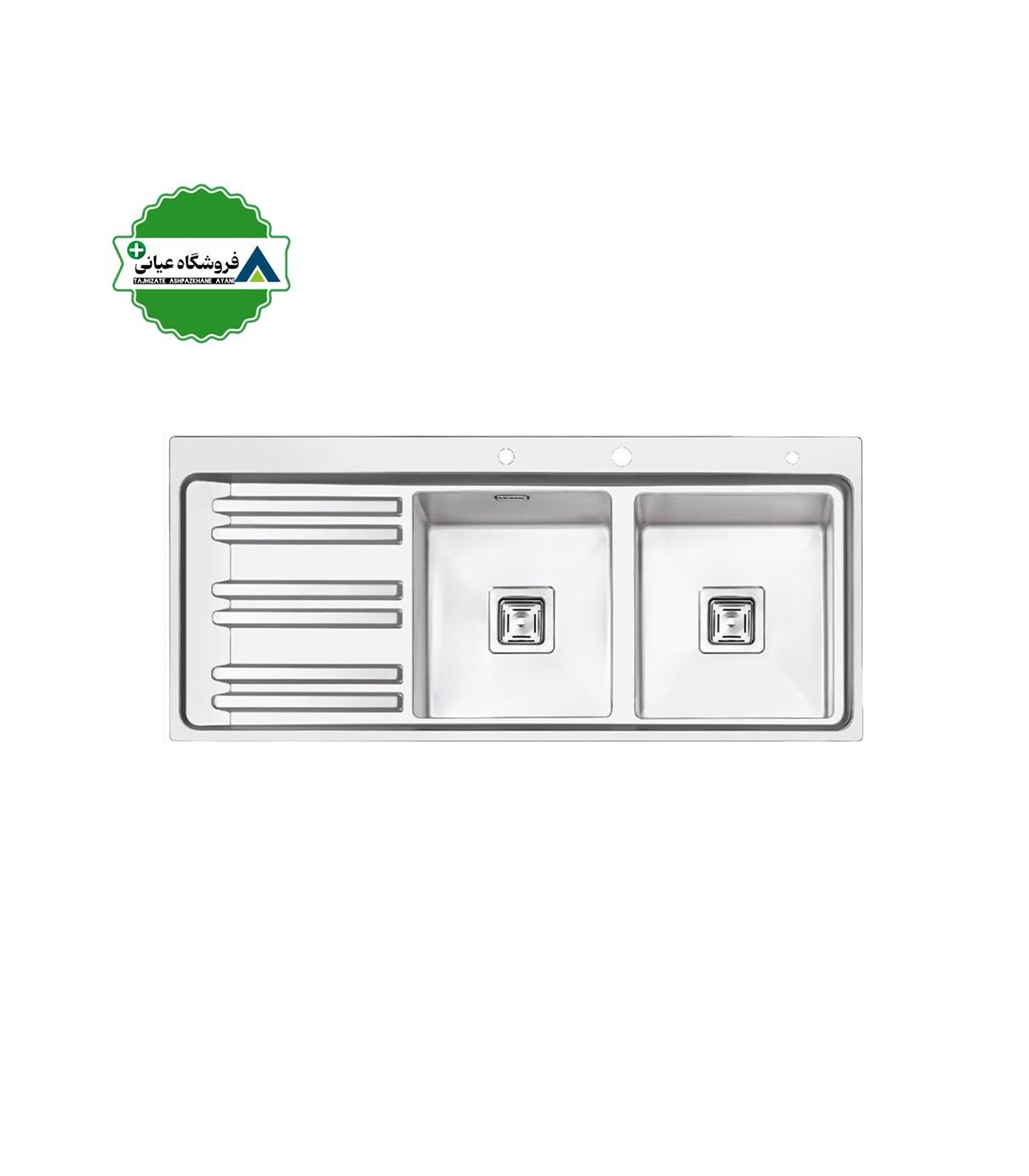 سينك توكار جامايع دار چپ 50*120 ايليا كد 2080