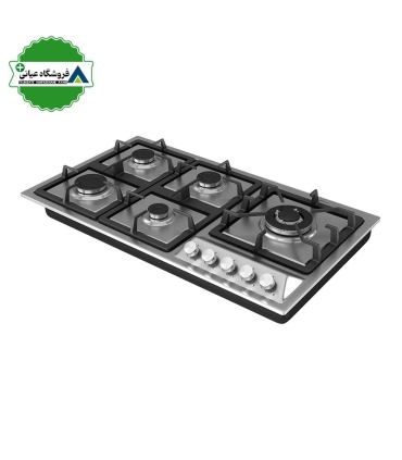 اجاق گاز 5شعله استيل 50*86 داتيس مدل DS515