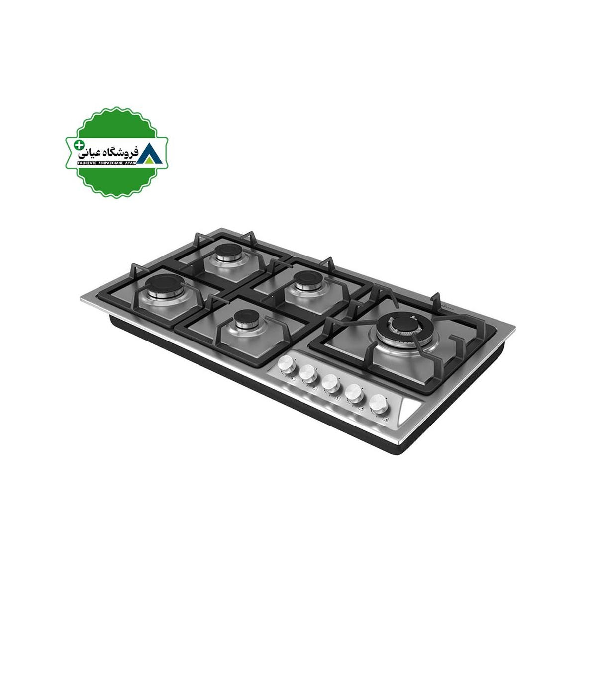 اجاق گاز 5شعله استيل 50*86 داتيس مدل DS515