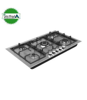 اجاق گاز 5شعله استيل 51*89 داتيس مدل DS566