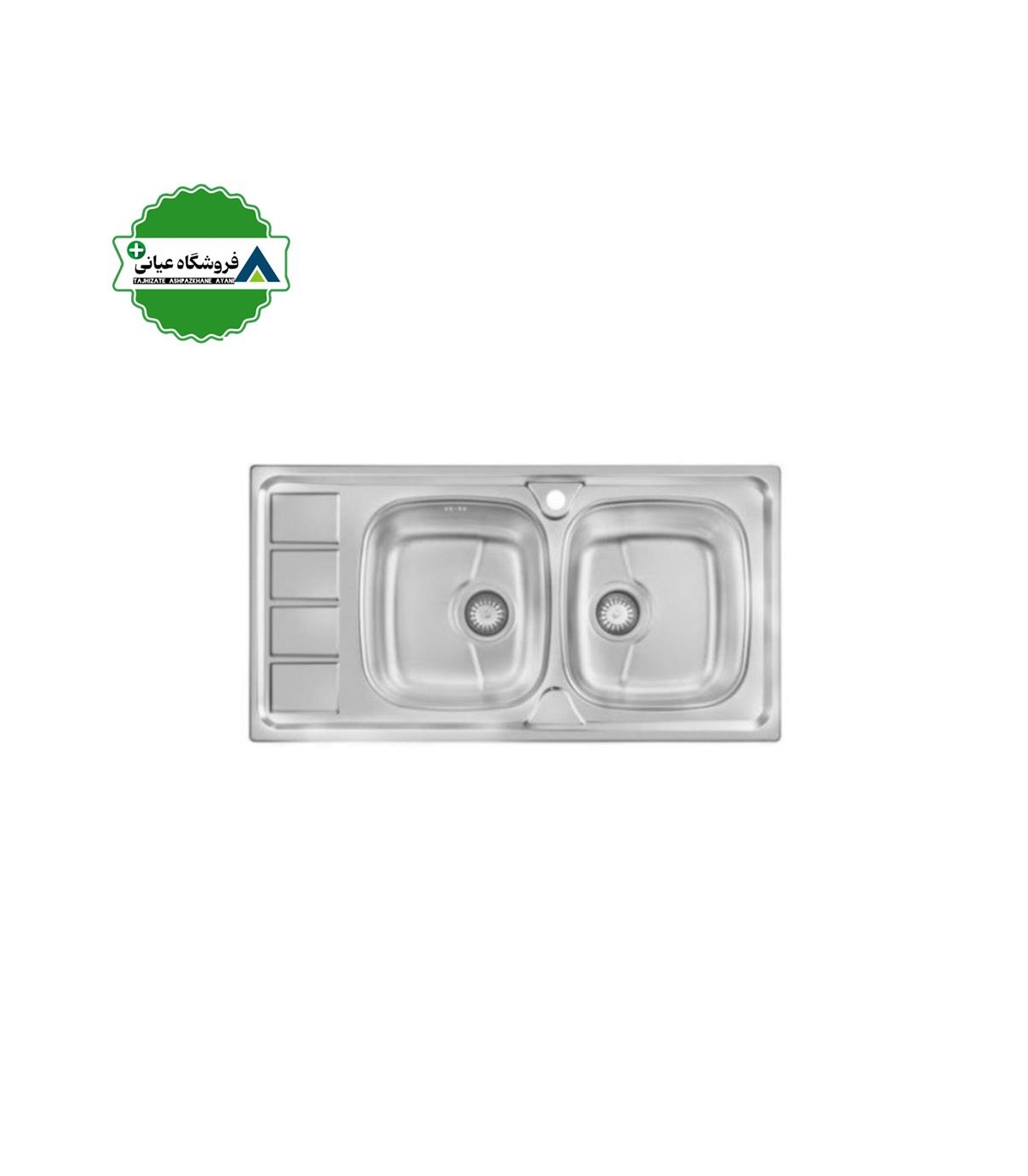سينك توكار چپ 50*100 اخوان كد 164SP
