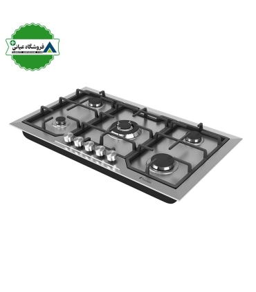 اجاق گاز 5شعله استيل 51*89 داتيس مدل DS566