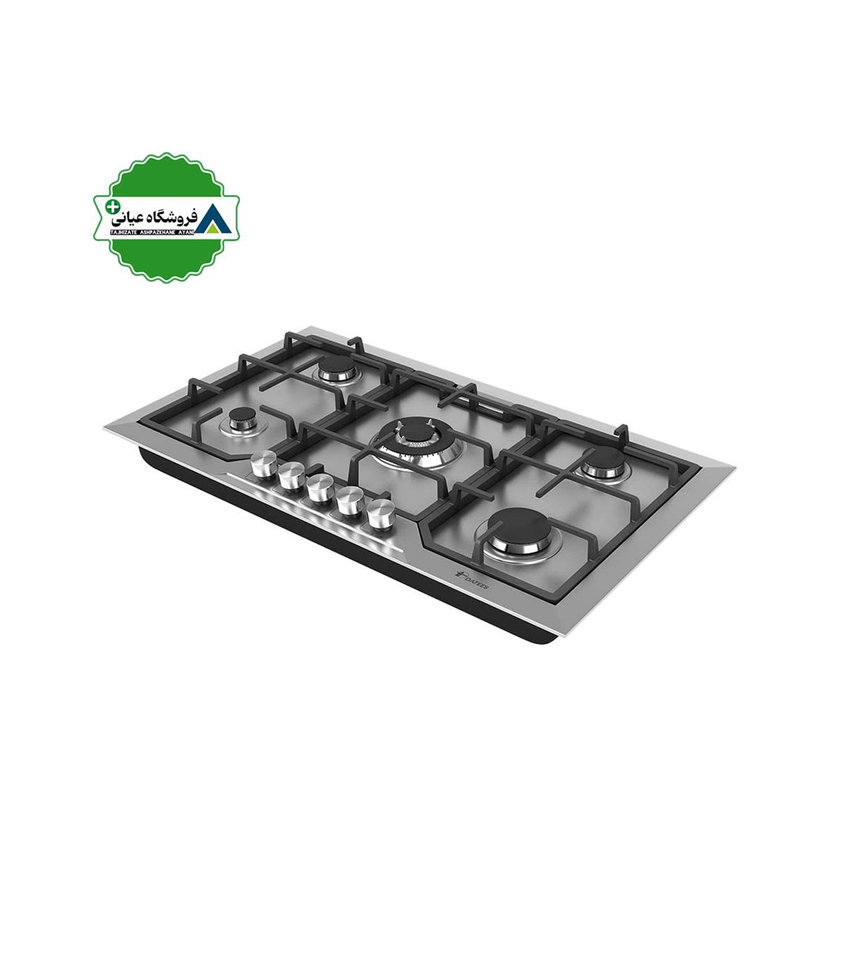 اجاق گاز 5شعله استيل 51*89 داتيس مدل DS566