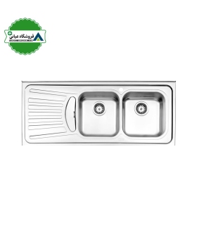 سينك روكار راست 60*120 استيل البرز كد 725