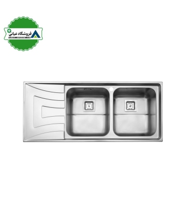 سينك توكار راست 52*116 استيل البرز كد 736