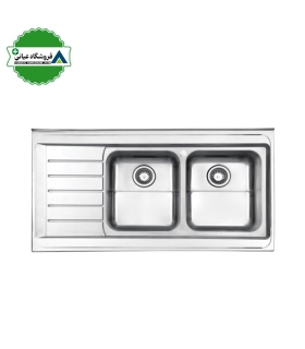 سينك روكار چپ 60*120 استيل البرز كد 735
