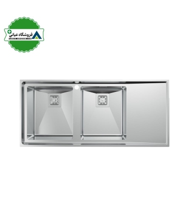 سينك توكار راست 52*116 استيل البرز باكسي كد 952